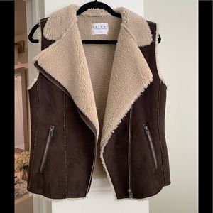 Velvet by Graham and Spencer faux fur vest